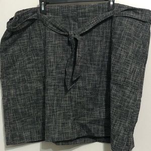 Loft Black and White Skirt